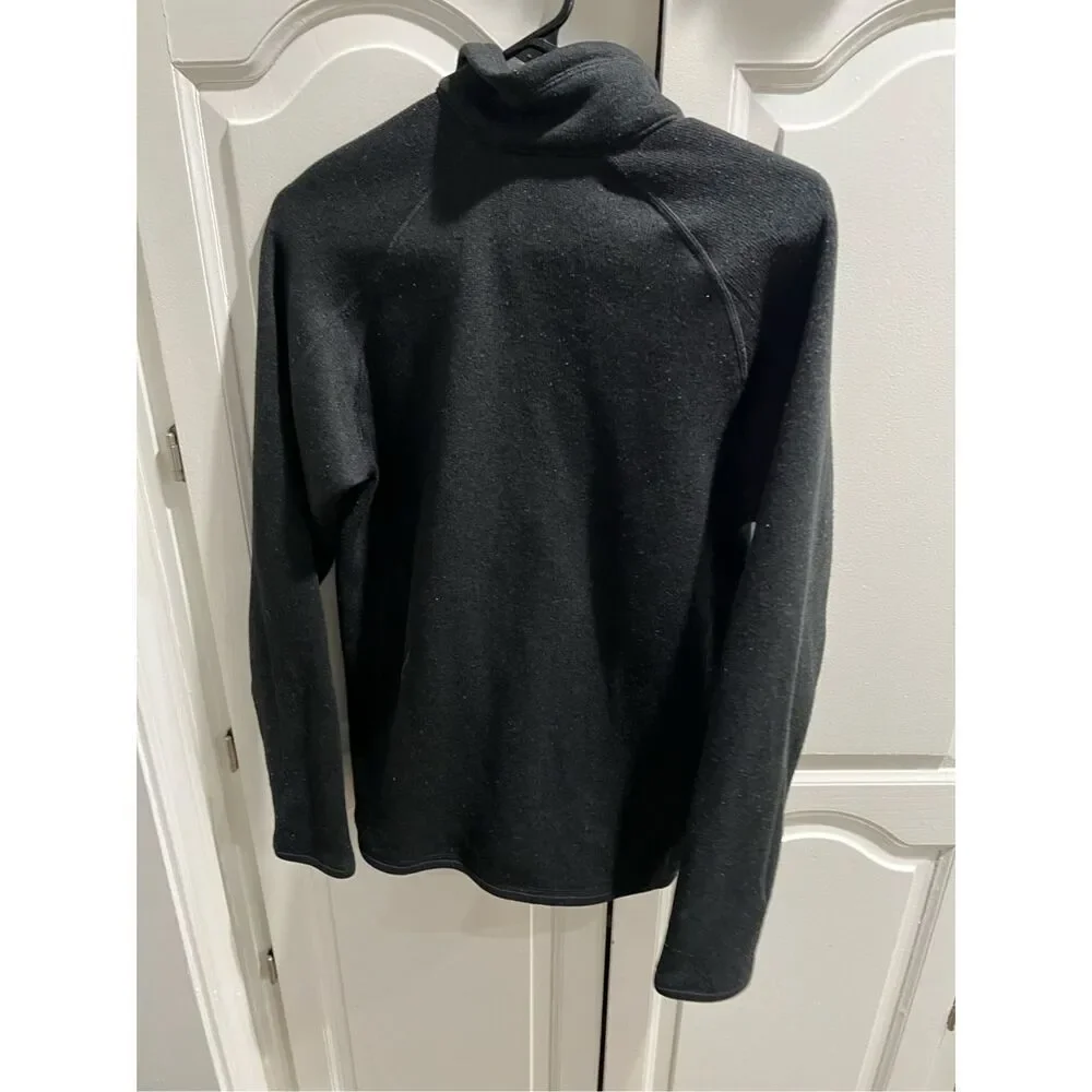 Patagonia 1/4 Zip Black Pullover Better Sweater Jacket Men’s XS